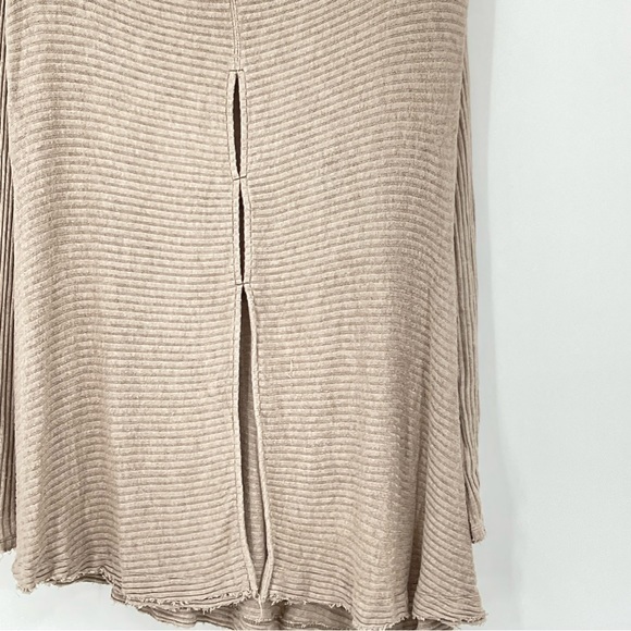 Free People Beige Open Back Sweater Size Medium‎ H16 - Picture 4 of 8